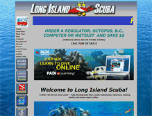 Tablet Screenshot of longislandscuba.com